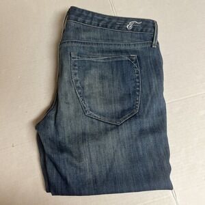 Earnest Sewn Harlan Straight Jeans Blue Women's Tag 29 (actual 32W) Regular Fit‎